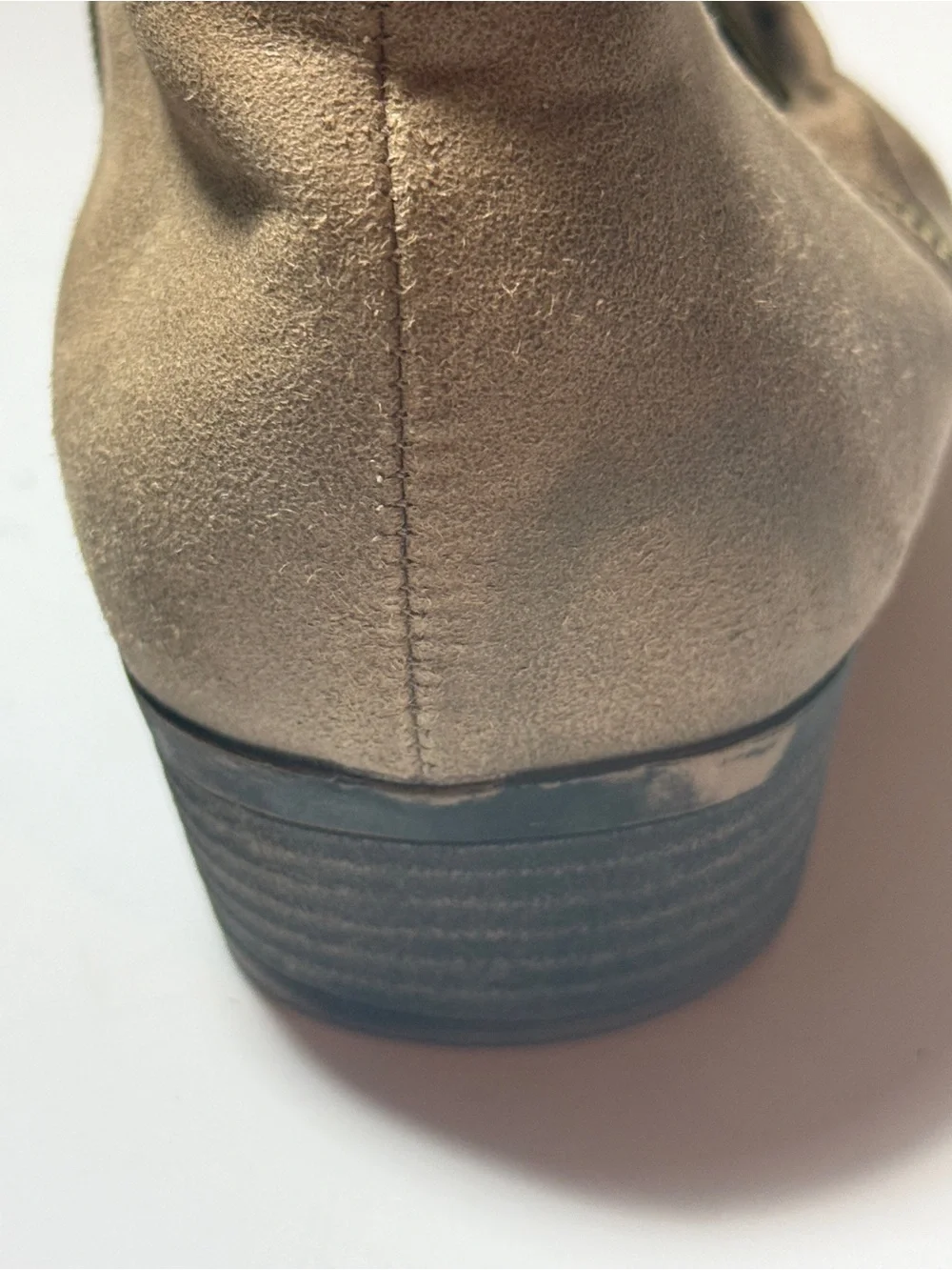 Maurice’s Women’s Sueded Faux Leather Tan Zip-Up Boots Size 10M